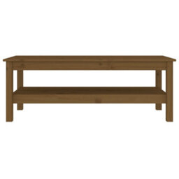 Berkfield Stylish Coffee Table Honey Brown 110X50X40 Cm Solid Wood Pine - thumbnail 3
