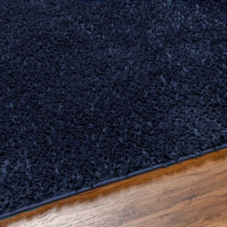Livabliss Cloudy Shaggy-Solid Color Dark Blue Plush Soft Pile Living Bedroom Rug 160 X 213 Cm Easy Care, Non Shedding - thumbnail 3