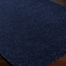 Livabliss Cloudy Shaggy-Solid Color Dark Blue Plush Soft Pile Living Bedroom Rug 160 X 213 Cm Easy Care, Non Shedding - thumbnail 6