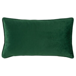 Evans Lichfield Stag Winter Velvet Polyester Filled Cushion, Green, 30 X 50Cm - thumbnail 3