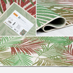 Homeart Outdoor Indoor Rug, Easy Clean, Uv Weather Resistant Rug For Patio, Gardenpalm Mix, Colour,200X290Cm - thumbnail 5