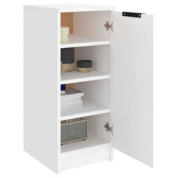 Berkfield Shoe Cabinet White 30X35X70 Cm Engineered Wood - thumbnail 4