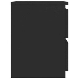 Vidaxl Bedside Cabinets 2 Pcs Black 30X30X40 Cm Engineered Wood - thumbnail 6