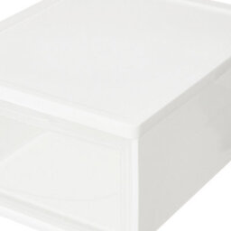 Living And Home White 3 Pcs Stackable Plastic Shoe Storage Box - thumbnail 5