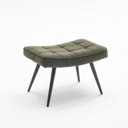 More4Homes Vera Occasional Armchair Living Room Bedroom Modern Velvet Accent Chair (Green W Footstool) - thumbnail 4