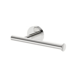 Aveli Bathroom Toilet Roll Holder Chrome Round Wall Mounted Stylish Modern - thumbnail 2