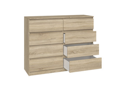 M8 120 Malwa Chest Of Drawers Sonoma Oak - image 1