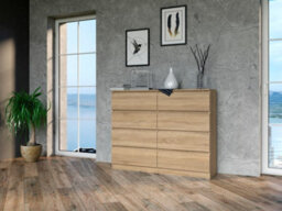 M8 120 Malwa Chest Of Drawers Sonoma Oak - thumbnail 3