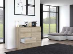 M8 120 Malwa Chest Of Drawers Sonoma Oak - thumbnail 5