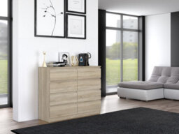 M8 120 Malwa Chest Of Drawers Sonoma Oak - thumbnail 6