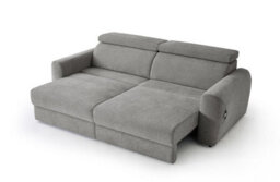 Stratus Interiors Dakota 3 Seater Electric Recliner Sofa Bed - Power Reclining Couch - Grey - thumbnail 4