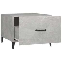 Berkfield Industrial Coffee Table With Metal Legs Concrete Grey 50X50X40 Cm - thumbnail 8