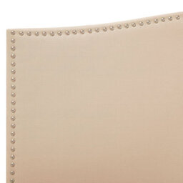 Beliani Bed Fabric Montpellier 160 X 200 Cm (Eu King Size) Beige - thumbnail 9