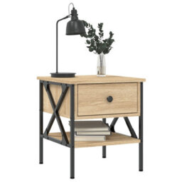 Berkfield Bedside Tables 2 Pcs Sonoma Oak 40X42X45 Cm Engineered Wood - thumbnail 3