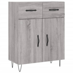 Berkfield Highboard Grey Sonoma 69.5X34X180 Cm Engineered Wood - thumbnail 7