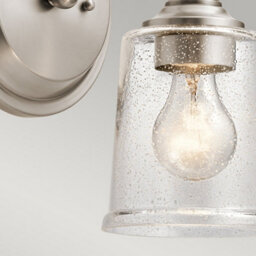 Luminosa Lighting Elstead Waverly 1 Light Wall Light, Classic Pewter, E27 - thumbnail 4