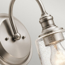 Luminosa Lighting Elstead Waverly 1 Light Wall Light, Classic Pewter, E27 - thumbnail 3
