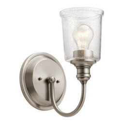 Luminosa Lighting Elstead Waverly 1 Light Wall Light, Classic Pewter, E27 - thumbnail 2