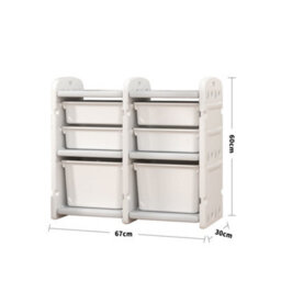 Living And Home Kids Storage Cabinet For Toys Clothes Books Plastic Organizer - thumbnail 6