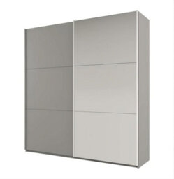 Arte Chic Platinum Sliding Door Wardrobe 225Cm - Where Style Meets Smart Storage - thumbnail 1