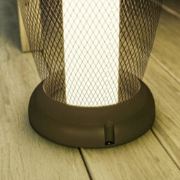 Outsunny 71.5 Cm Garden Solar Lamp, Metal Floor Lamp With Auto On/off Led - thumbnail 9
