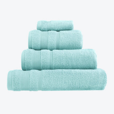Allure Bath Fashions Luxury Zero Twist Egyptian Cotton Bath Sheet - Duckegg - image 1