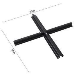 Garden Parasol Cross Base Stand Heavy Duty Patio Garden Umbrella Stand Holder - thumbnail 2