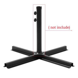 Garden Parasol Cross Base Stand Heavy Duty Patio Garden Umbrella Stand Holder