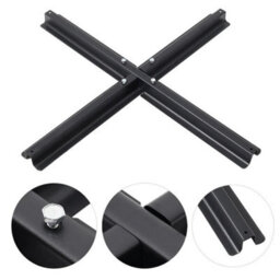 Garden Parasol Cross Base Stand Heavy Duty Patio Garden Umbrella Stand Holder - thumbnail 3