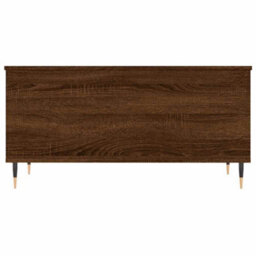 Berkfield Modern Coffee Table Brown Oak 90X44.5X45 Cm Engineered Wood - thumbnail 6