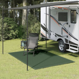 Berkfield Tent Carpet 250X300 Cm Hdpe Green - thumbnail 1