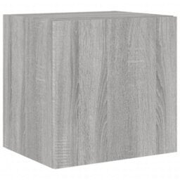Walplus Tv Wall Cabinets With Led Lights 2 Pcs Grey Sonoma 40.5X35X40 Cm - thumbnail 8