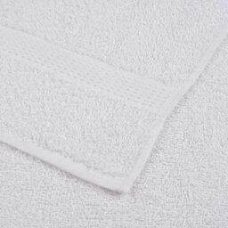 Berkfield 12 Piece Towel Set White 360 Gsm 100% Cotton - thumbnail 6