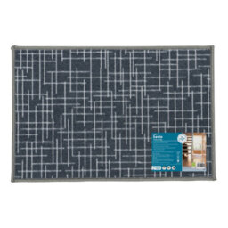 Jvl Savio Machine Washable Door Mat, 40 X 60 Cm, Grey - thumbnail 2