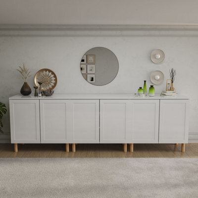 Decorotika Boli 270 Cm Modern Side Board White - image 1
