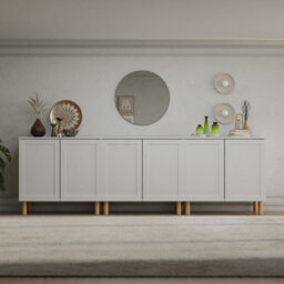 Decorotika Boli 270 Cm Modern Side Board White - thumbnail 2