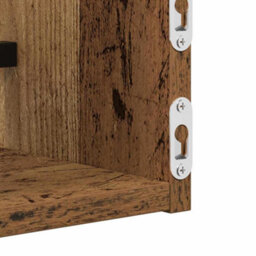 Walplus Wall Shelf 2 Pcs Old Wood 60 X 16 X 14 Cm Engineered Wood - thumbnail 8