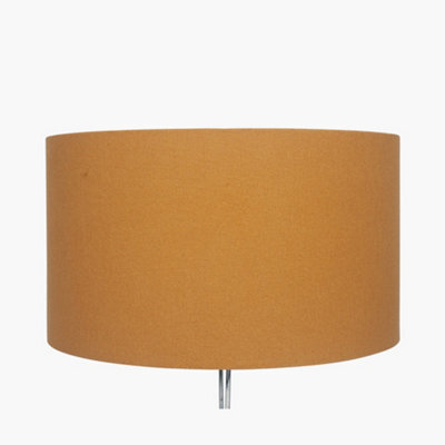 Pacific Lifestyle 45Cm Mustard Yellow Table Lampshade Drum Floor Lamp Shade - image 1