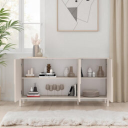 FurniComp LTD Furnicomp Vienna 150Cm 3 Door Cashmere Sideboard - thumbnail 3