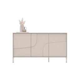 FurniComp LTD Furnicomp Vienna 150Cm 3 Door Cashmere Sideboard - thumbnail 4