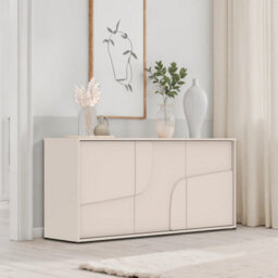 FurniComp LTD Furnicomp Vienna 150Cm 3 Door Cashmere Sideboard - thumbnail 8