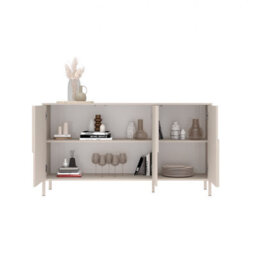 FurniComp LTD Furnicomp Vienna 150Cm 3 Door Cashmere Sideboard - thumbnail 6