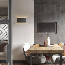 Amorly Led Bedside Wall Sconce, Wall Mounted Up & Down Lighting Wall Lamp With Touch Switch And Remote Control - thumbnail 8