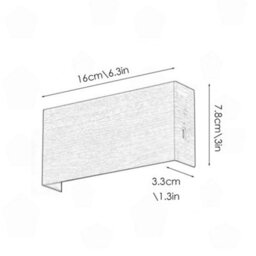 Amorly Led Bedside Wall Sconce, Wall Mounted Up & Down Lighting Wall Lamp With Touch Switch And Remote Control - thumbnail 4