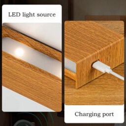 Amorly Led Bedside Wall Sconce, Wall Mounted Up & Down Lighting Wall Lamp With Touch Switch And Remote Control - thumbnail 5