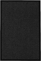 Kav Door Mat Dirt Trapper - Durable Indoor And Outdoor Non-Slip Rug - Super Absorbent- Home, Office(Black, 40Cm X 60Cm)
