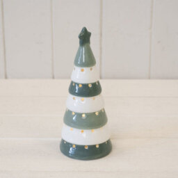 Satchville Tall Nordic Green And Winter White Led Christmas Tree - thumbnail 2