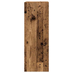 Berkfield Wall Mounted Tv Cabinets 6 Pcs Old Wood Engineered Wood - thumbnail 5
