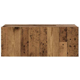 Berkfield Wall Mounted Tv Cabinets 6 Pcs Old Wood Engineered Wood - thumbnail 7