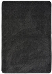 The Rugs Relay Collection Recycled Low Pile Rug In Charcoal - thumbnail 1